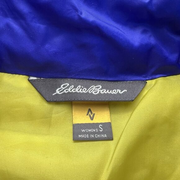 Eddie Bauer Womens Travex 700 Down Fill Puffer Vest Purple/Blue Packable Zip Sm - Picture 5 of 8
